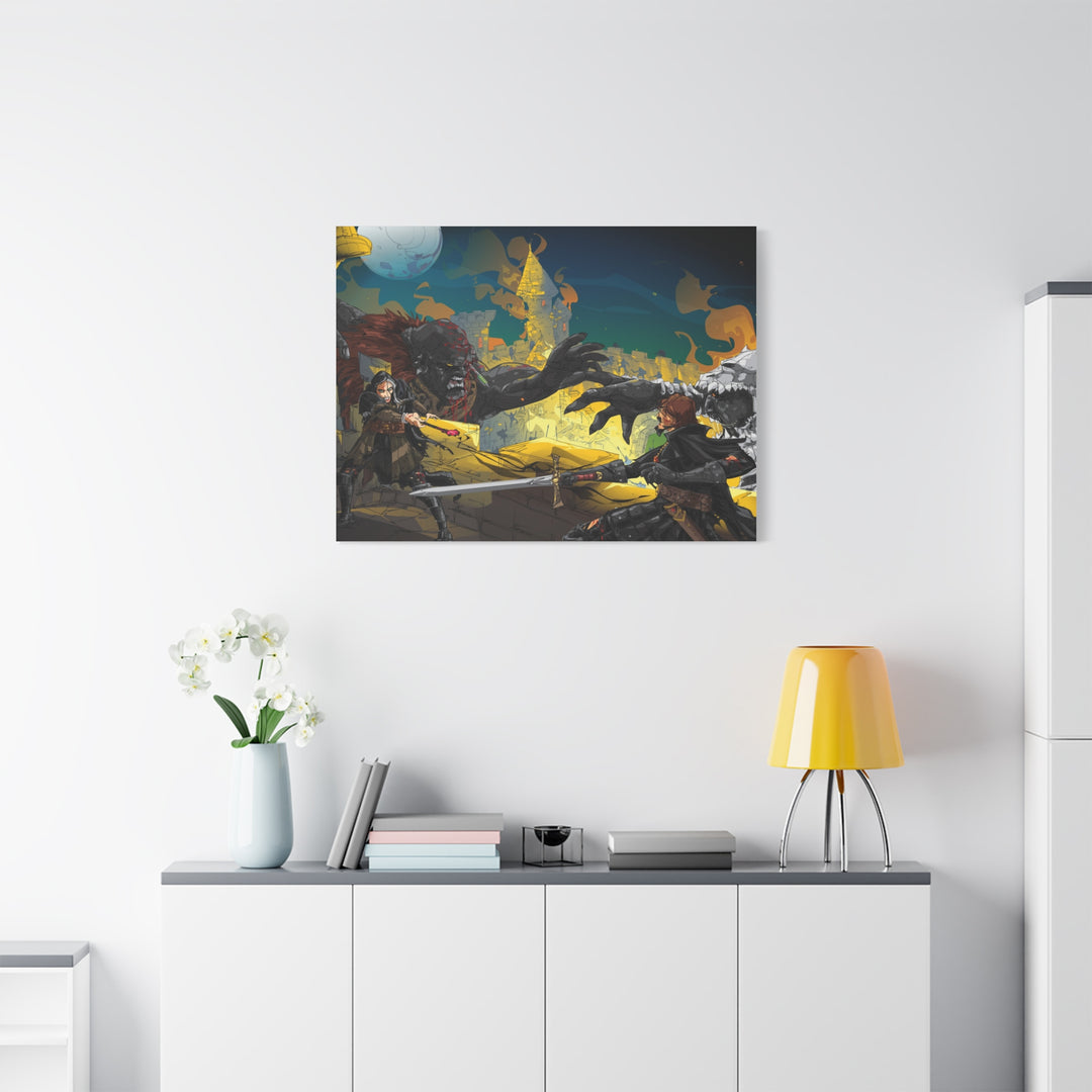 Final Fight - Matte Canvas Print