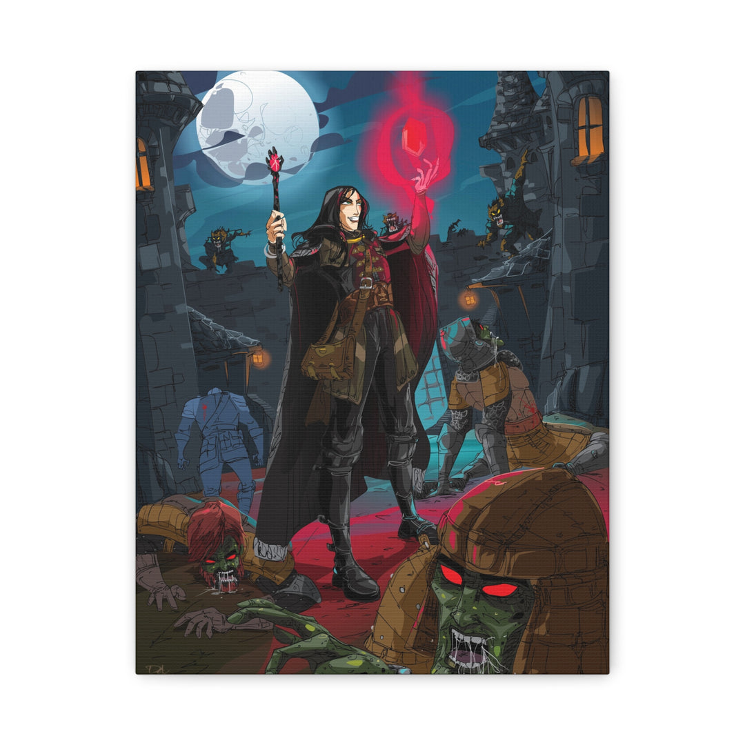 Zombies! - Matte Canvas Print