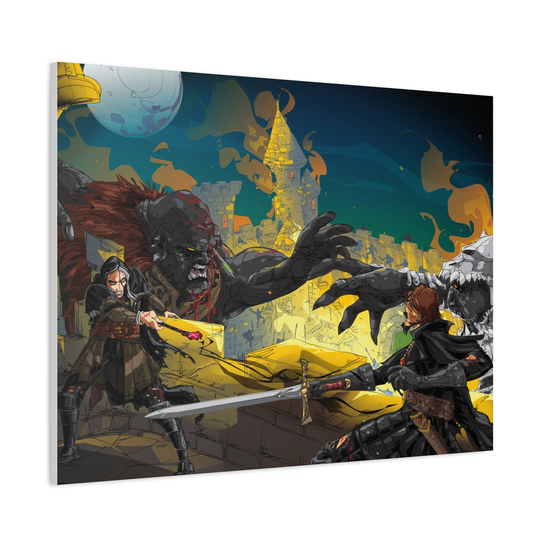 Final Fight - Matte Canvas Print