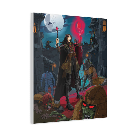 Zombies! - Matte Canvas Print