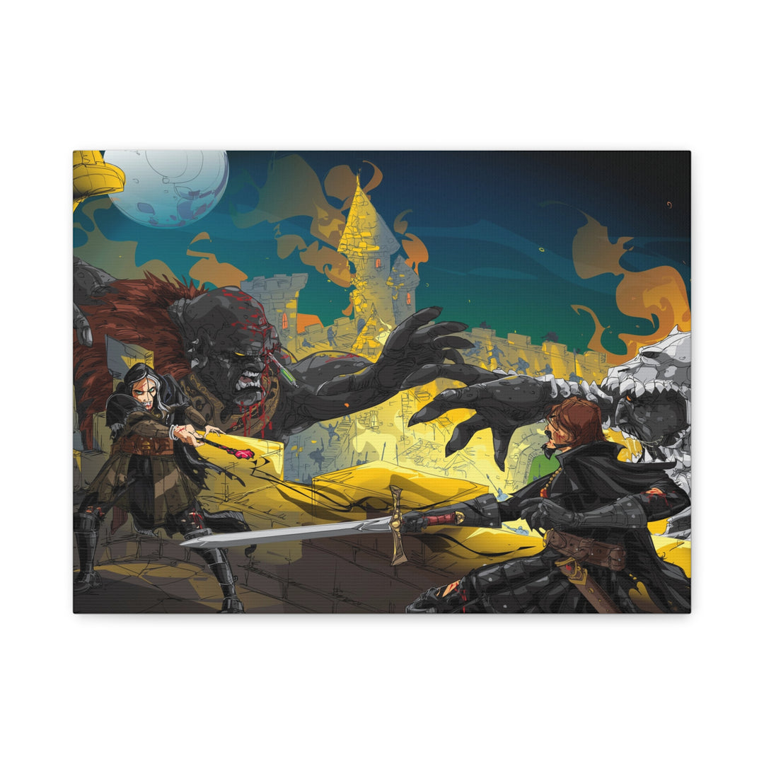 Final Fight - Matte Canvas Print