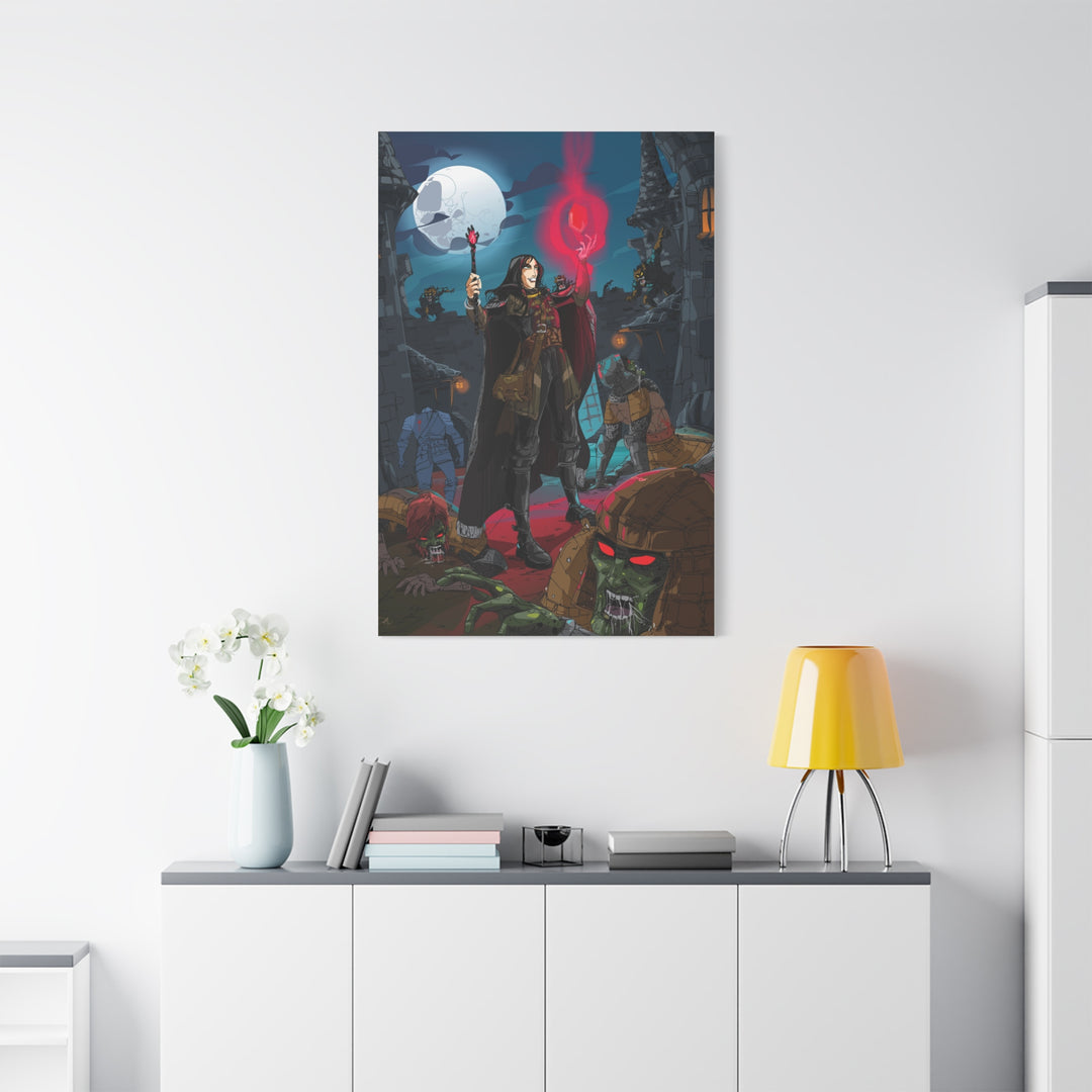 Zombies! - Matte Canvas Print