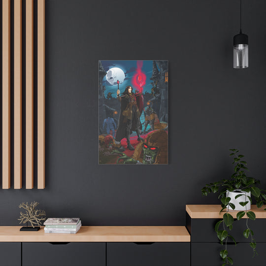 Zombies! - Matte Canvas Print