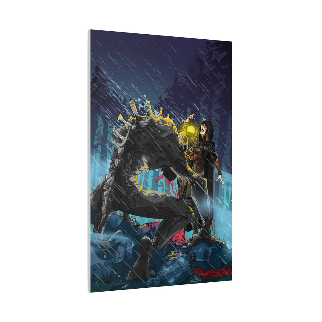 Greedy as a Ghoul - Matte Canvas Print