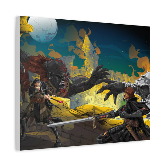 Final Fight - Matte Canvas Print