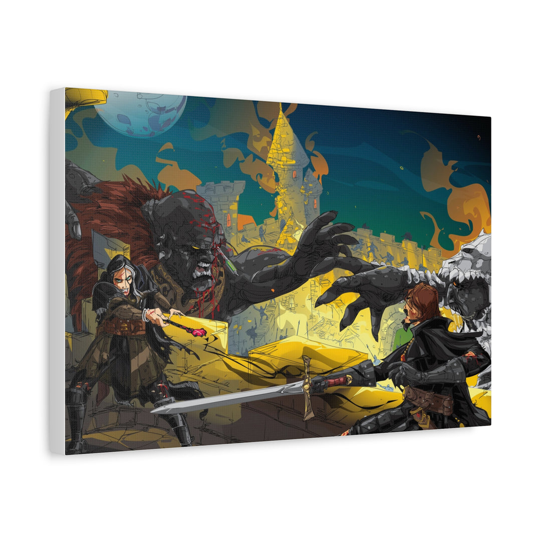 Final Fight - Matte Canvas Print