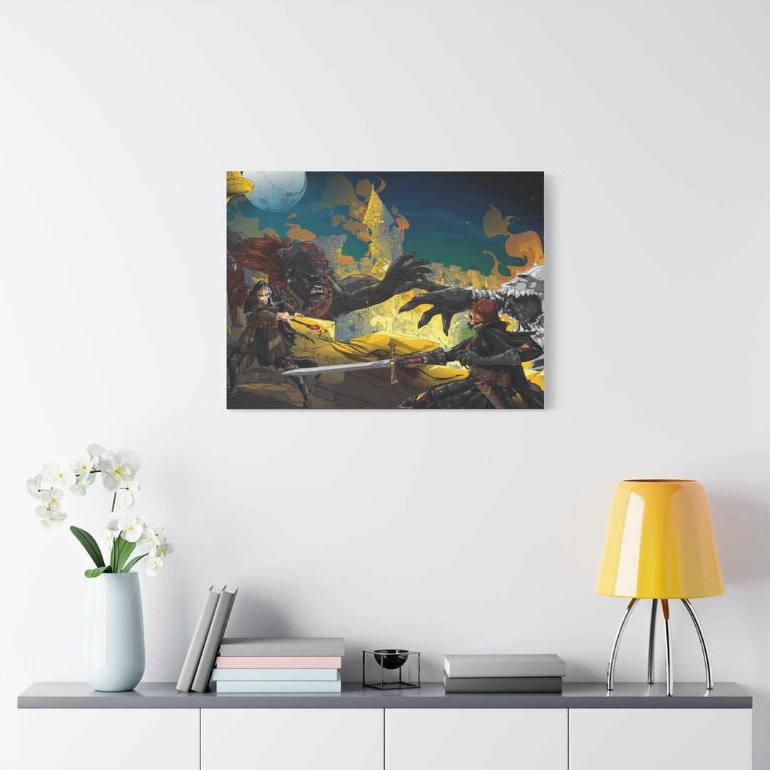 Final Fight - Matte Canvas Print