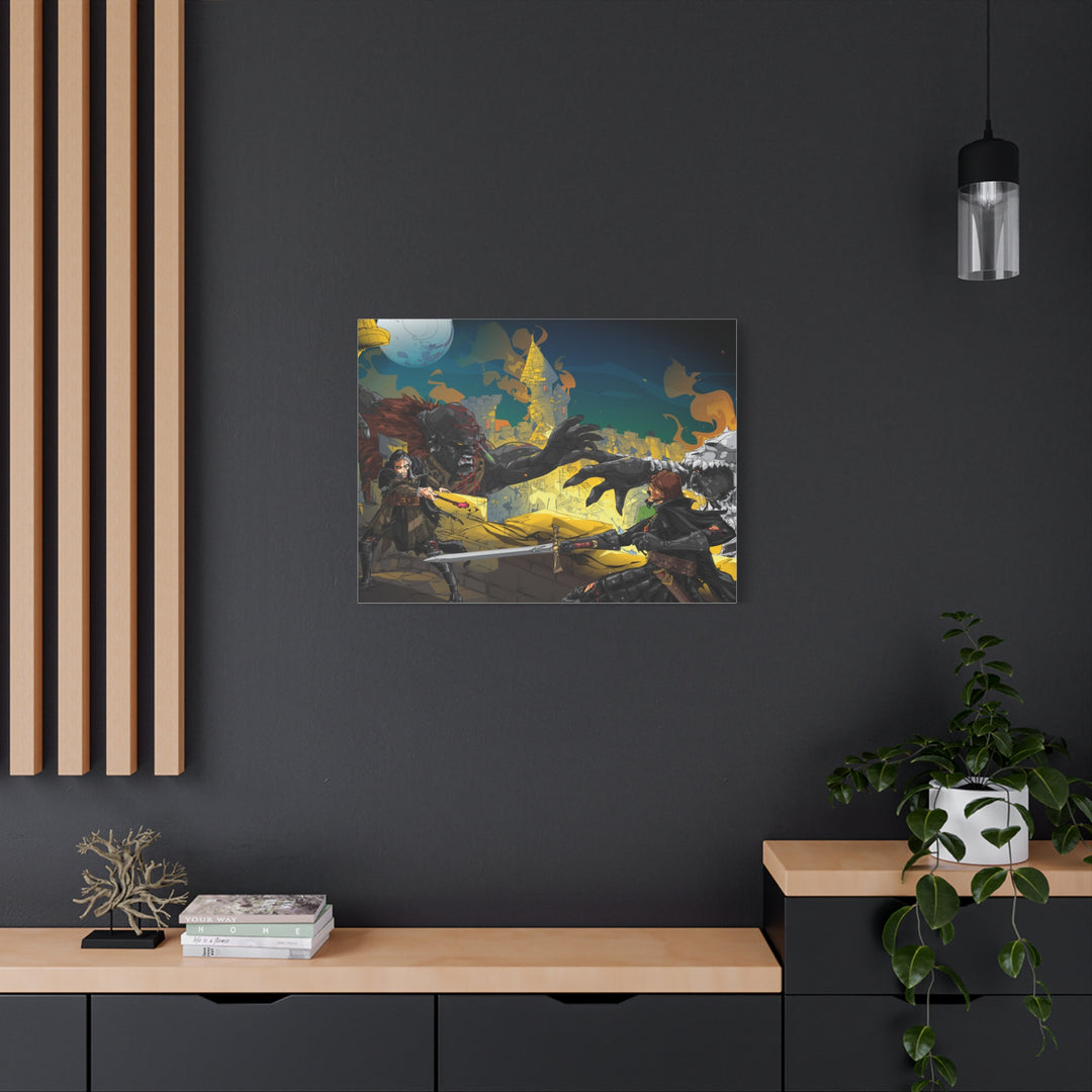 Final Fight - Matte Canvas Print