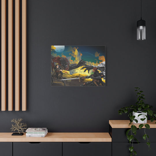 Final Fight - Matte Canvas Print