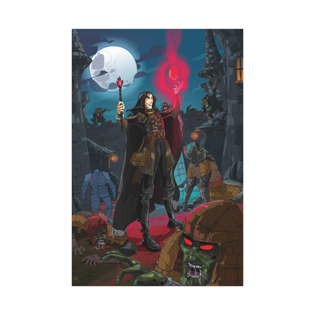 Zombies! - Matte Canvas Print