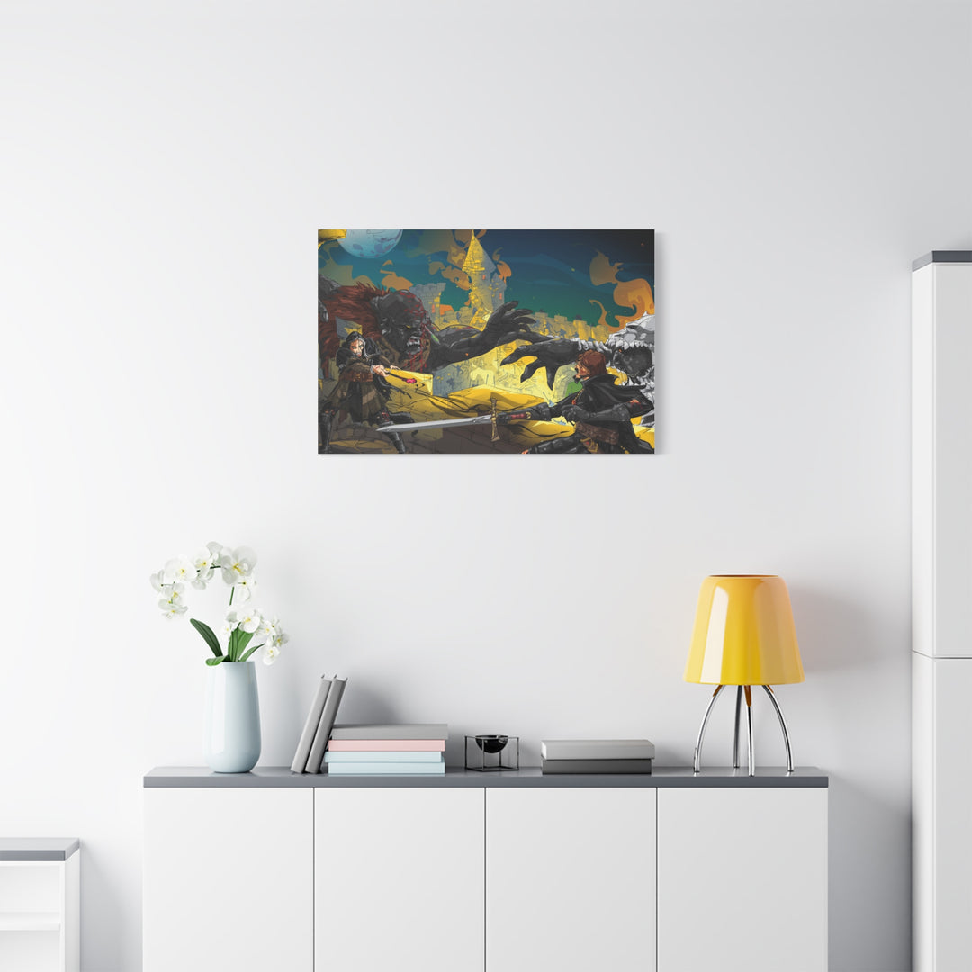 Final Fight - Matte Canvas Print