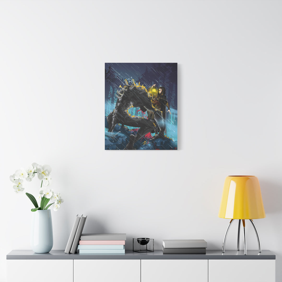 Greedy as a Ghoul - Matte Canvas Print