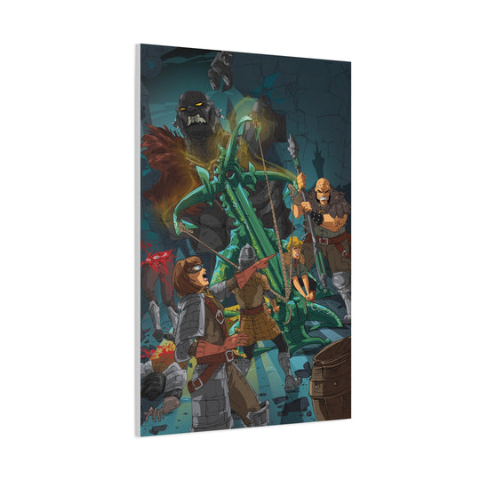 Stone Giant - Matte Canvas Print