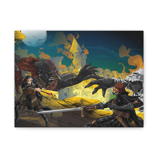 Final Fight - Matte Canvas Print