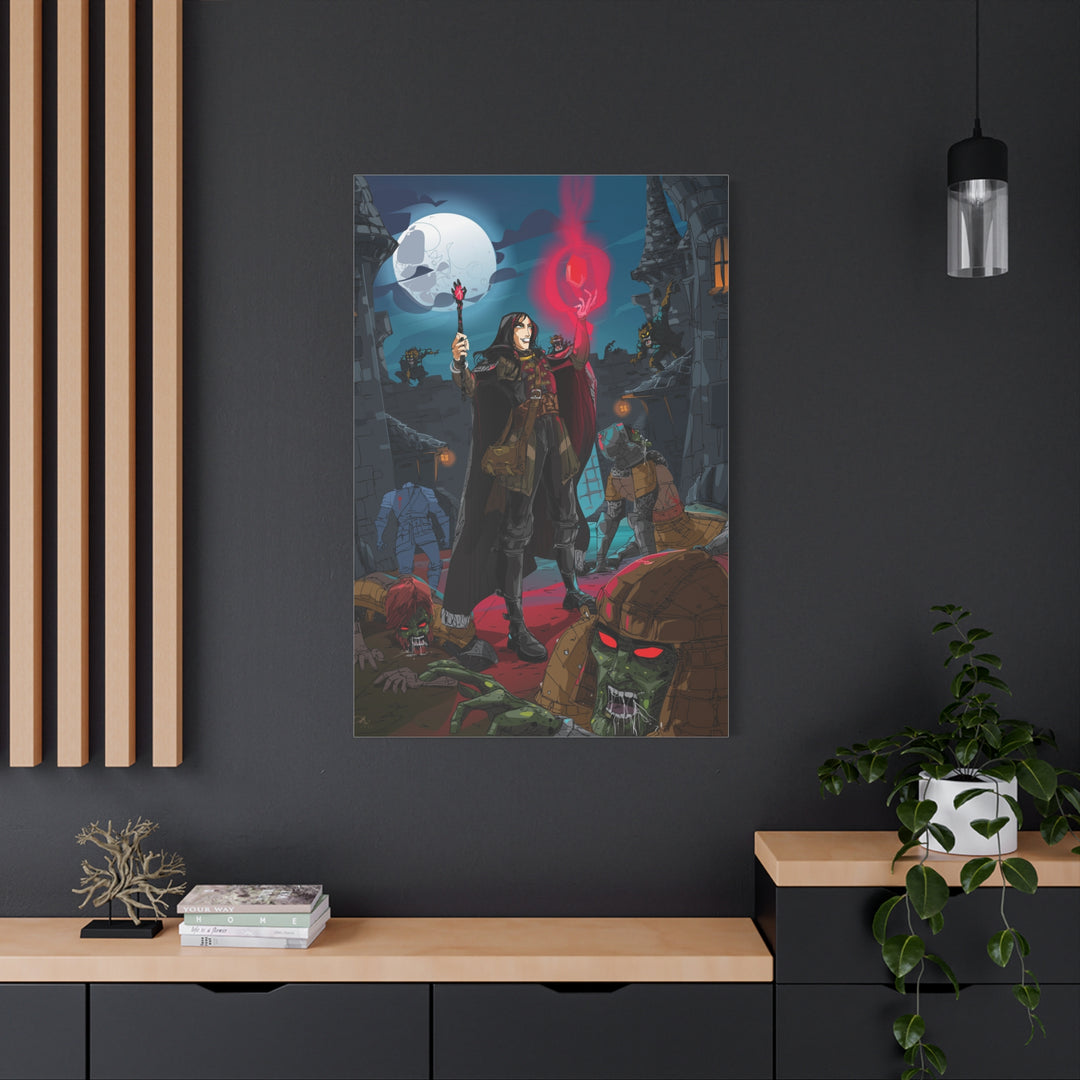 Zombies! - Matte Canvas Print