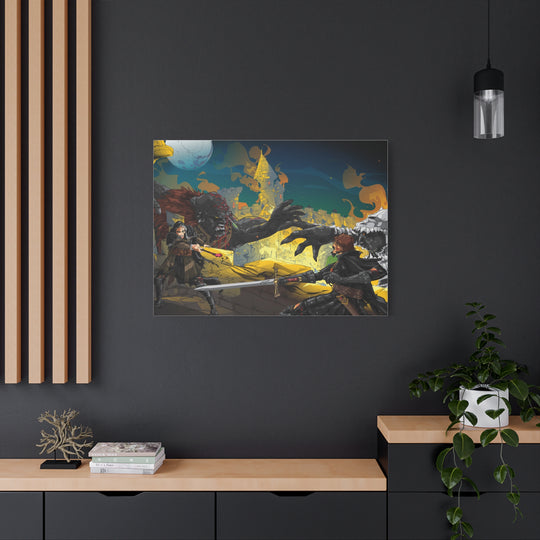 Final Fight - Matte Canvas Print