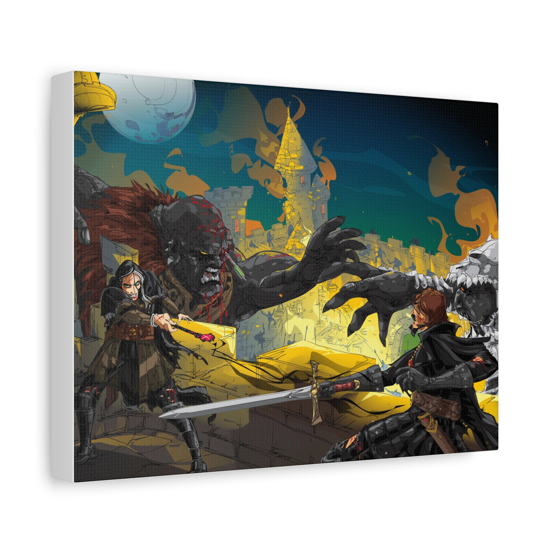 Final Fight - Matte Canvas Print