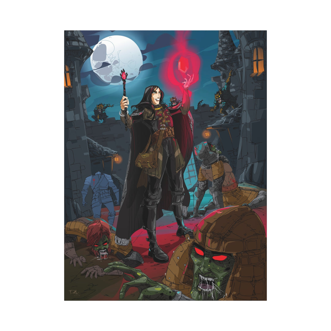 Zombies! - Matte Canvas Print