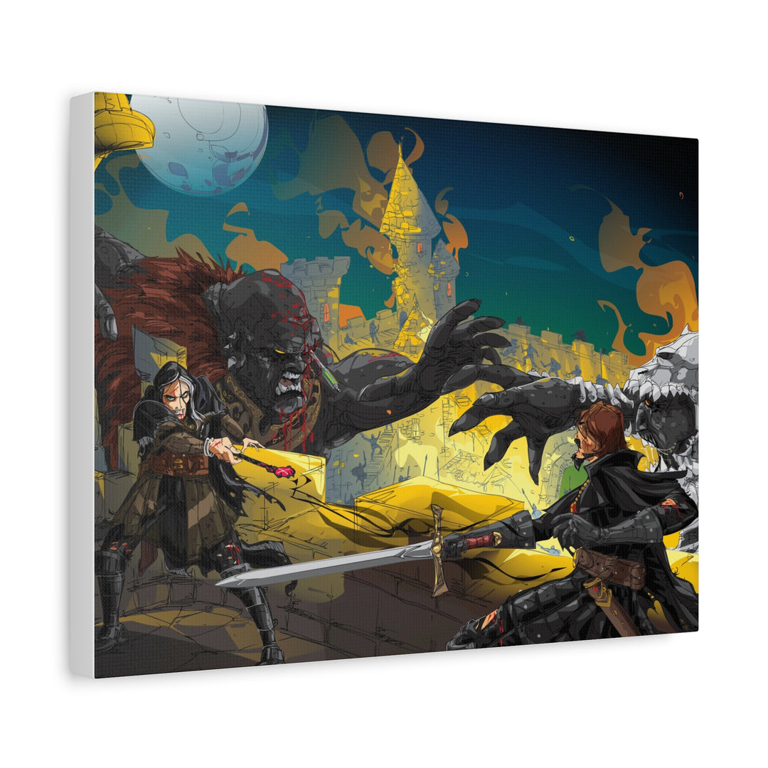 Final Fight - Matte Canvas Print
