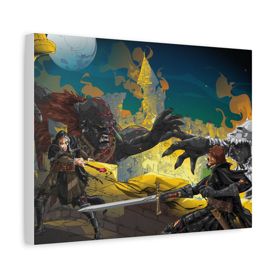 Final Fight - Matte Canvas Print