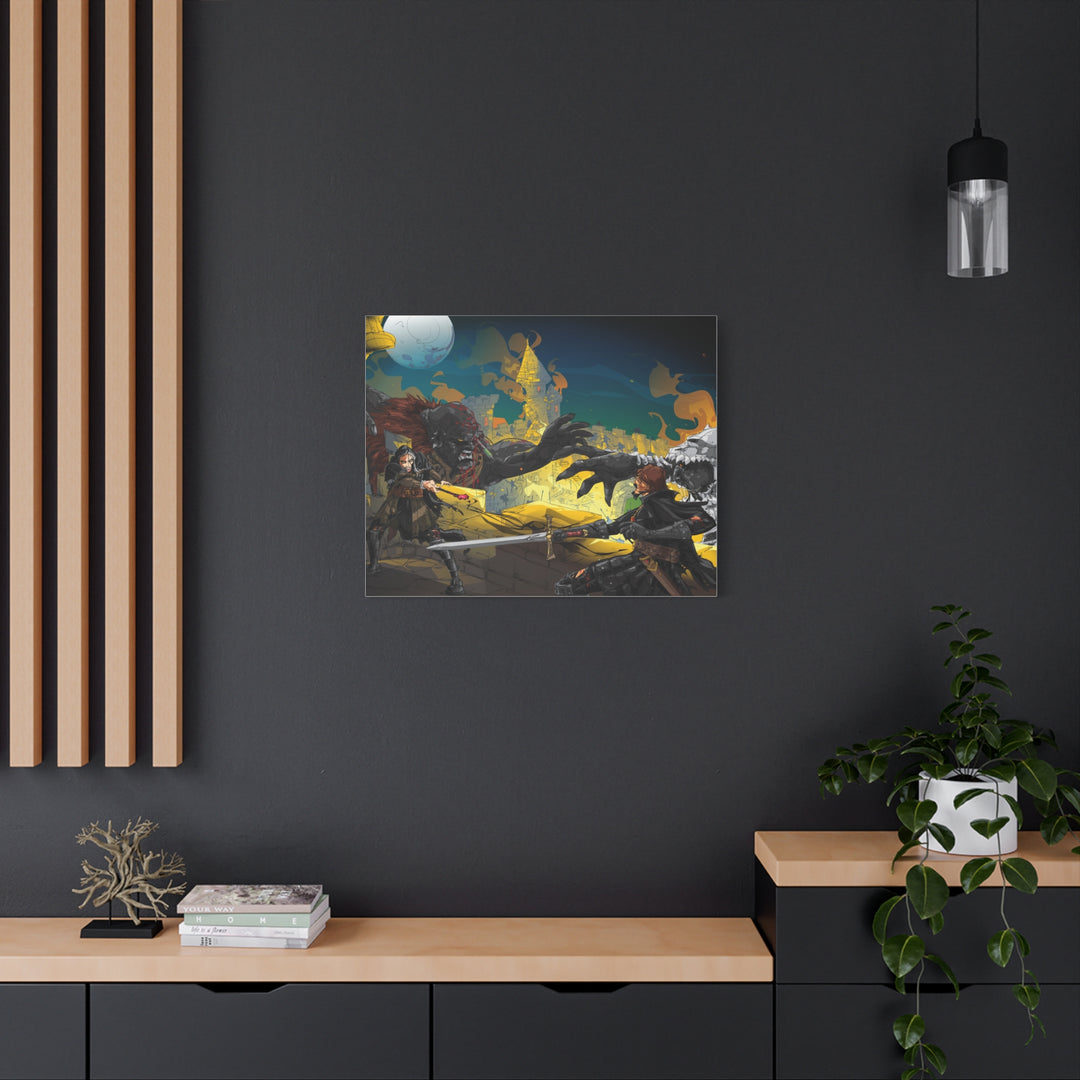 Final Fight - Matte Canvas Print