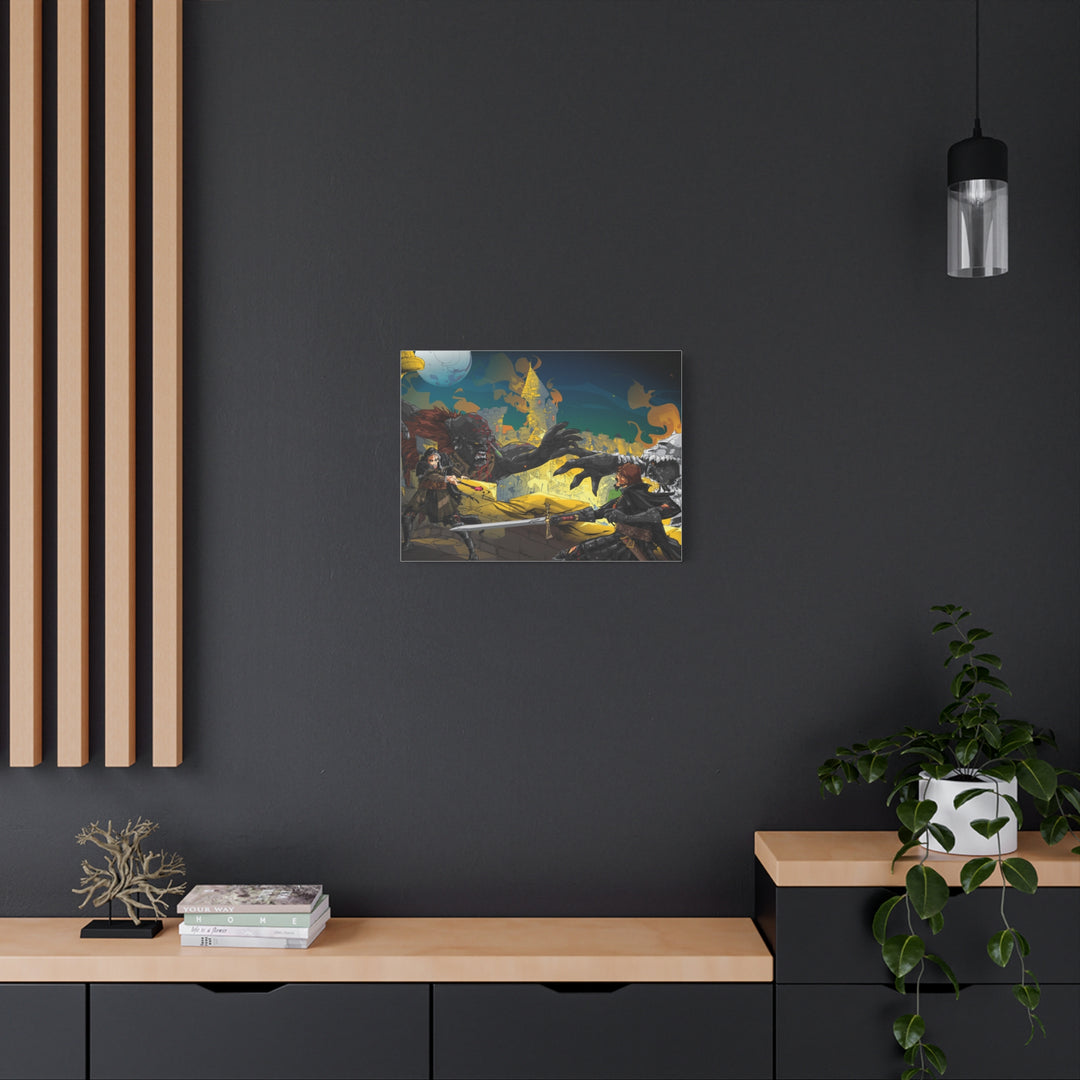 Final Fight - Matte Canvas Print