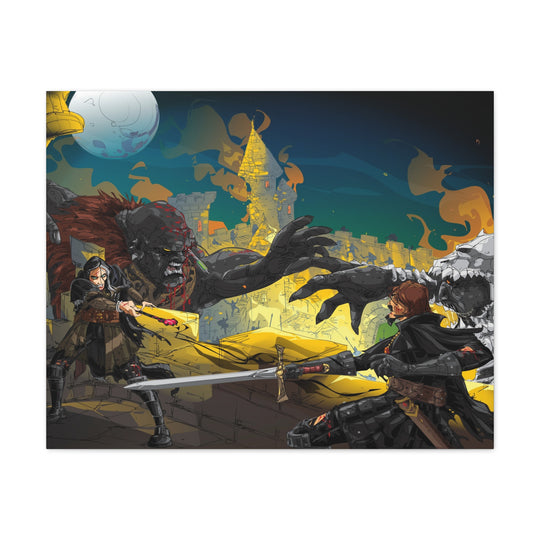Final Fight - Matte Canvas Print
