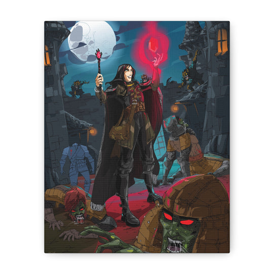 Zombies! - Matte Canvas Print