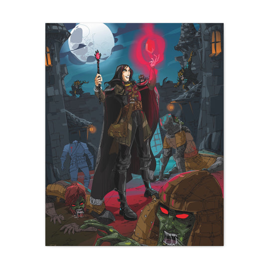 Zombies! - Matte Canvas Print
