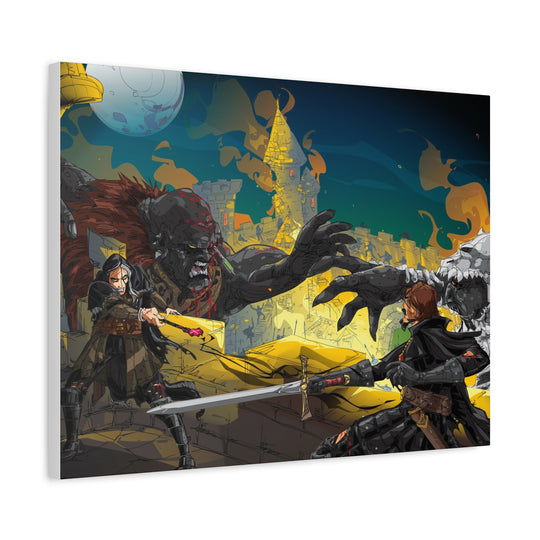 Final Fight - Matte Canvas Print