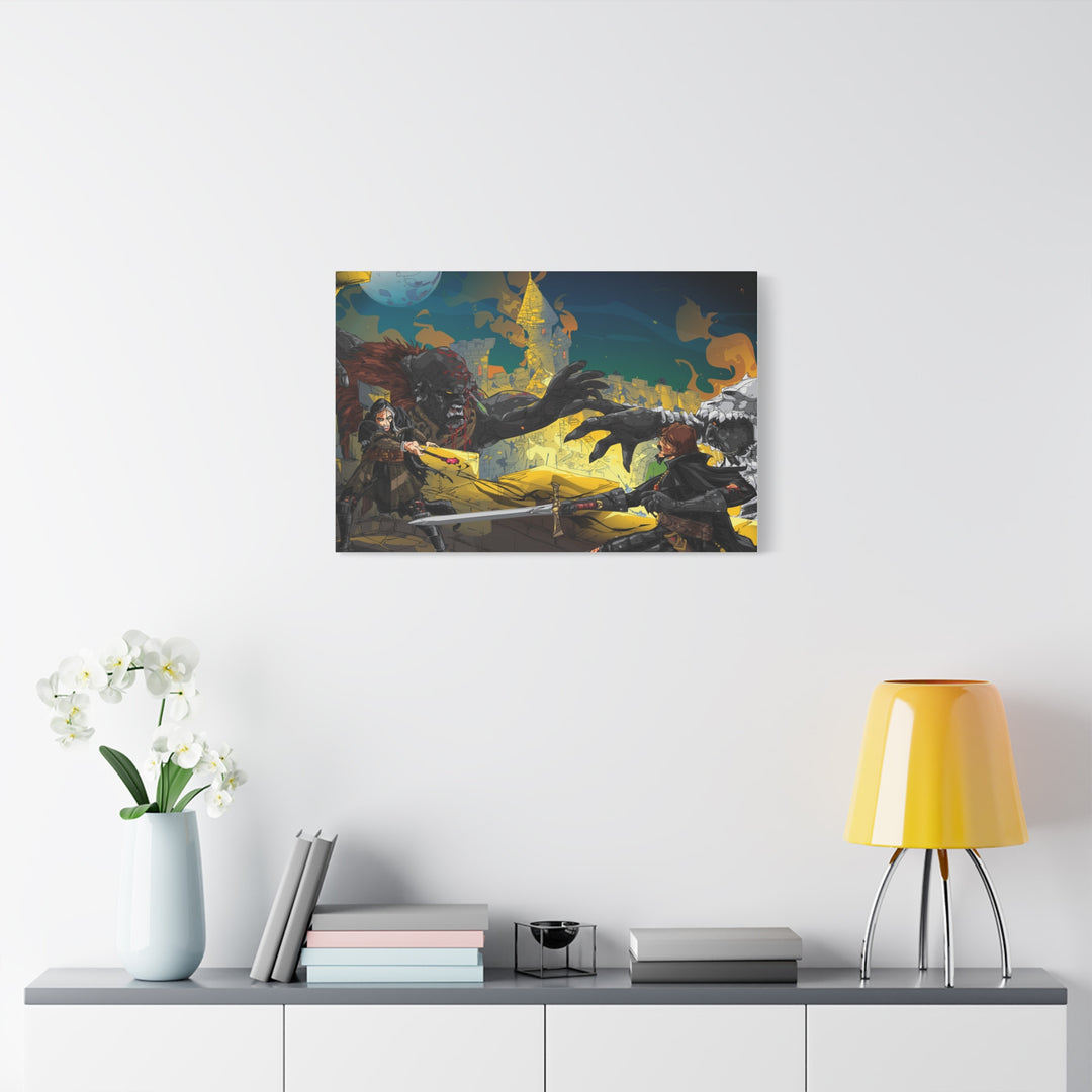 Final Fight - Matte Canvas Print