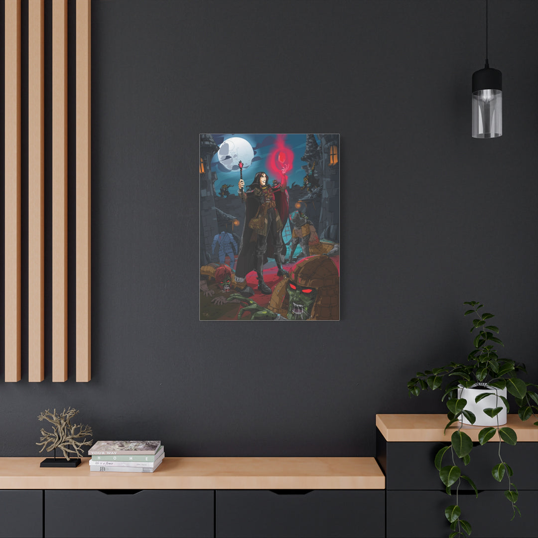 Zombies! - Matte Canvas Print