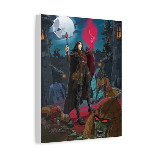Zombies! - Matte Canvas Print