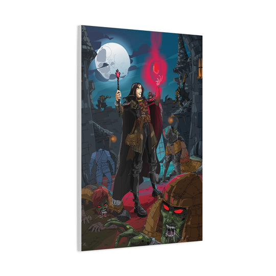 Zombies! - Matte Canvas Print