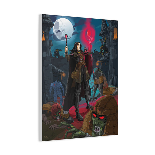 Zombies! - Matte Canvas Print