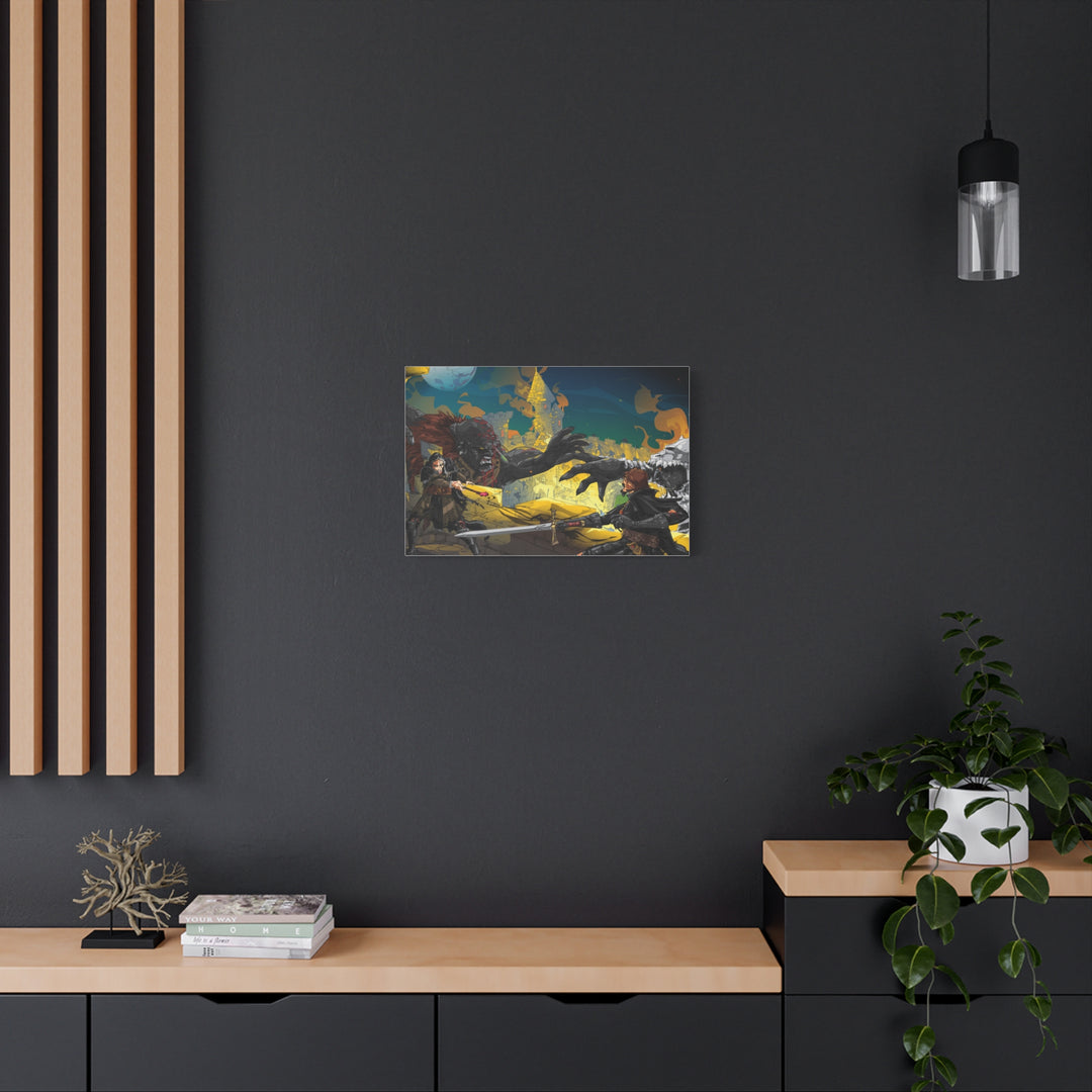 Final Fight - Matte Canvas Print