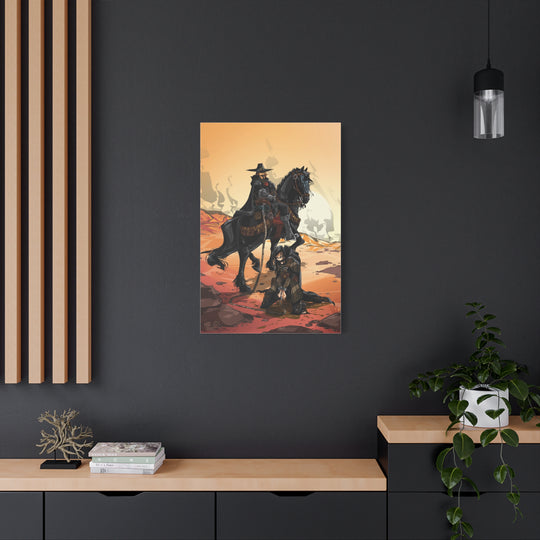The Prisoner - Matte Canvas Print