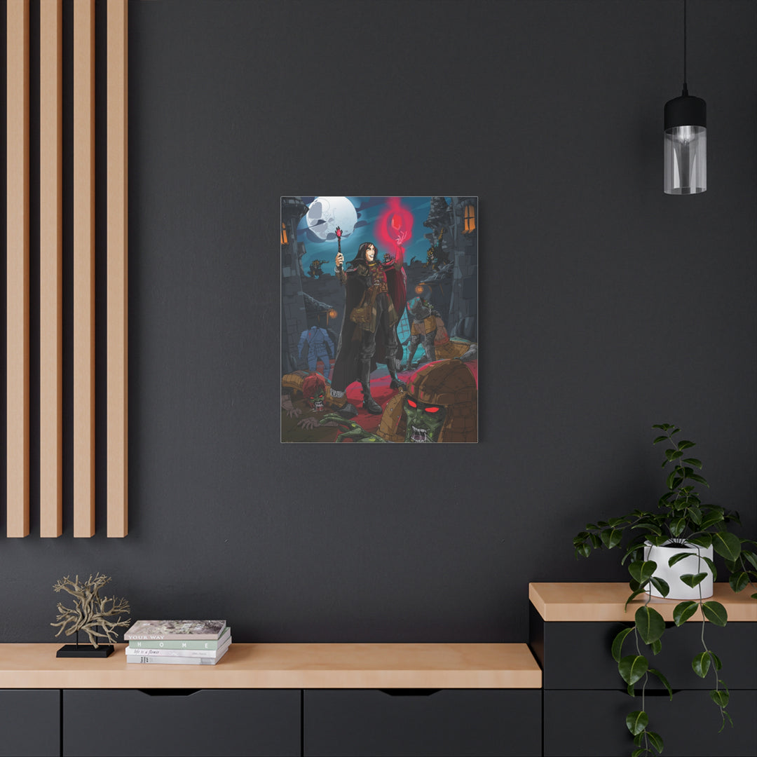 Zombies! - Matte Canvas Print