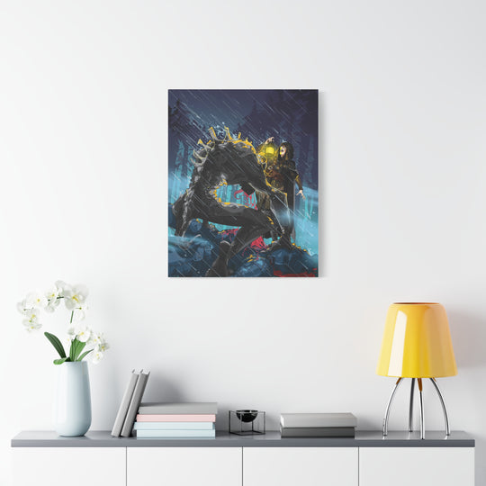Greedy as a Ghoul - Matte Canvas Print