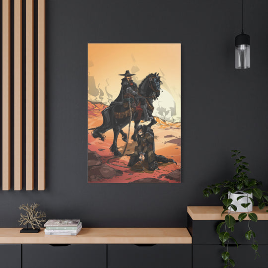 The Prisoner - Matte Canvas Print