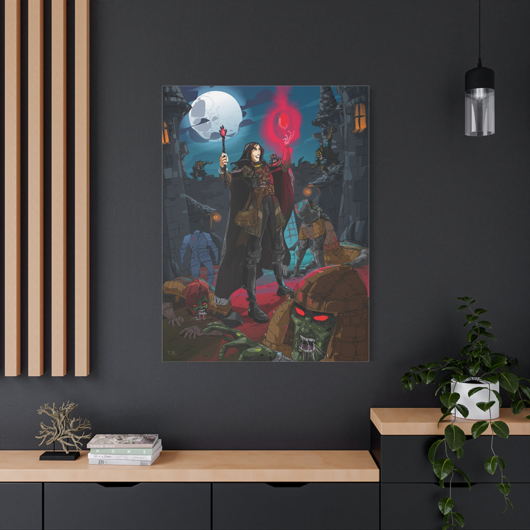 Zombies! - Matte Canvas Print