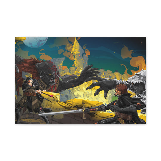 Final Fight - Matte Canvas Print