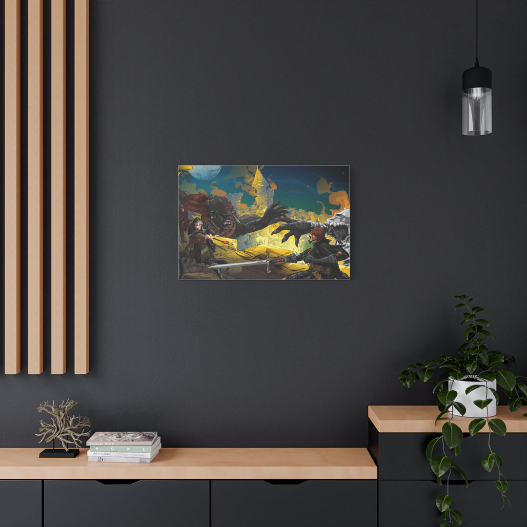 Final Fight - Matte Canvas Print