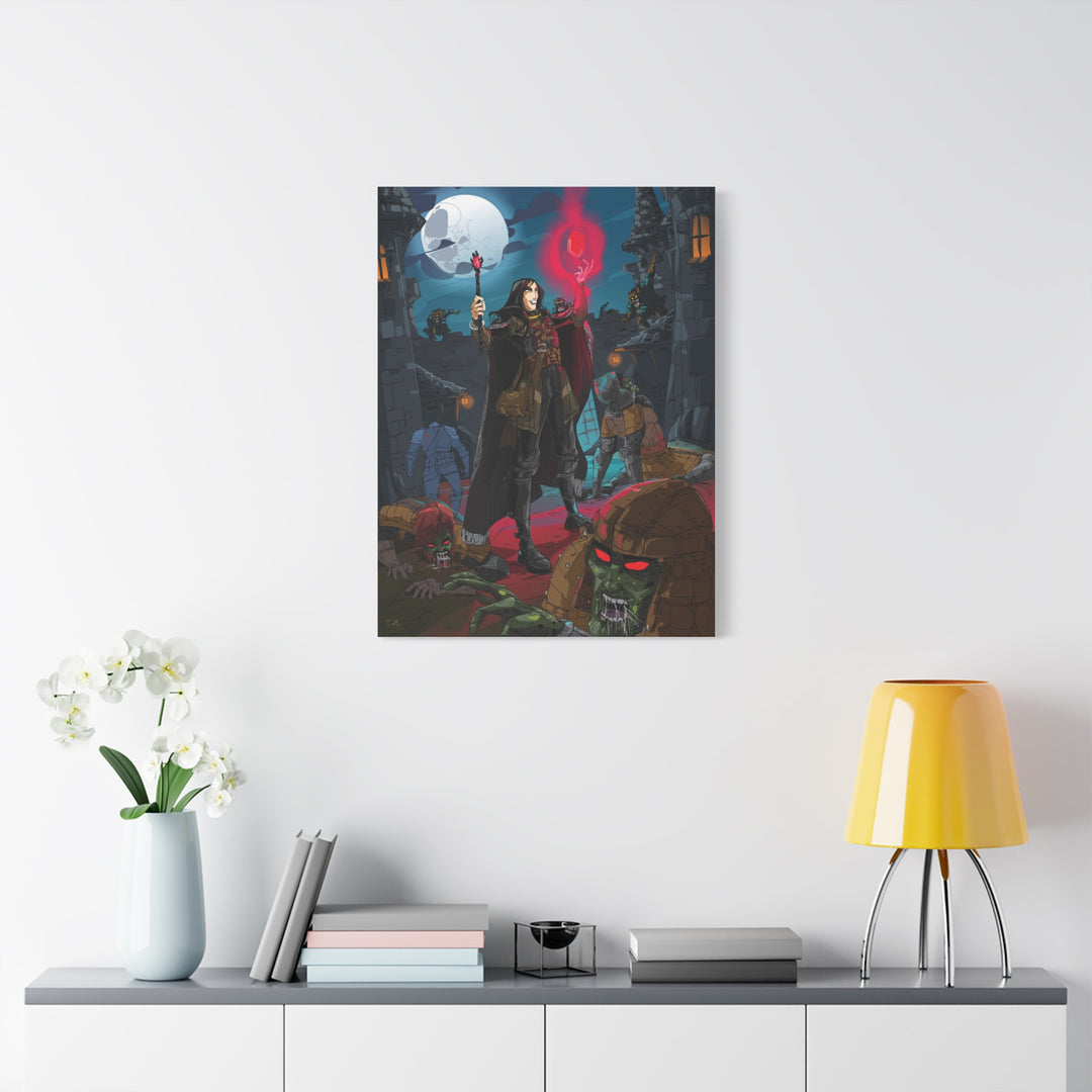 Zombies! - Matte Canvas Print