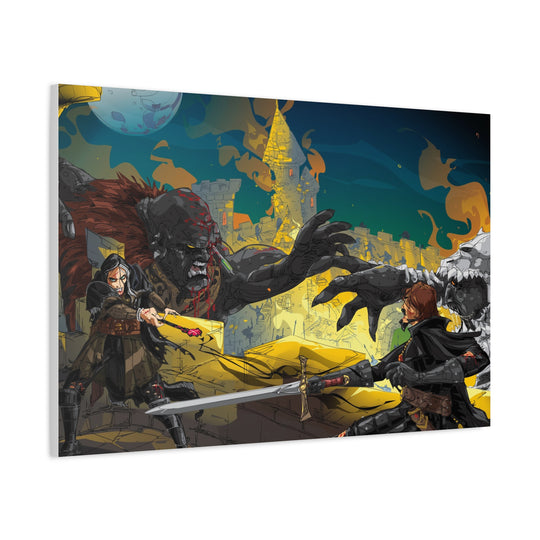 Final Fight - Matte Canvas Print