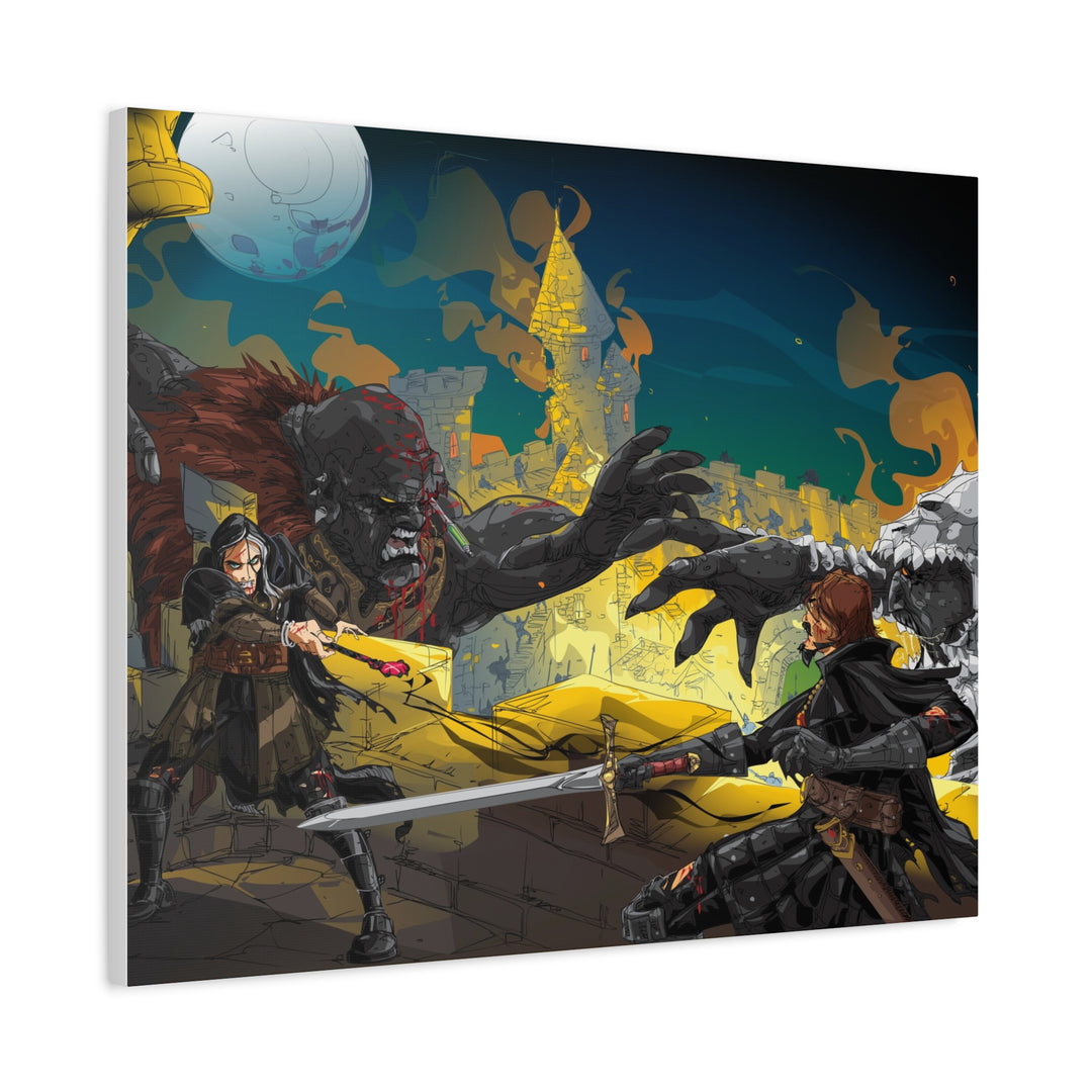 Final Fight - Matte Canvas Print