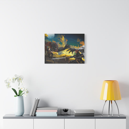 Final Fight - Matte Canvas Print