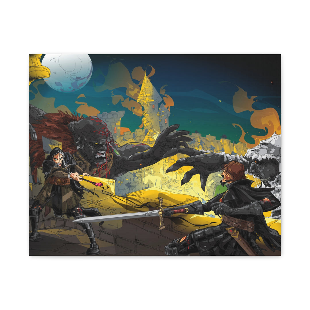 Final Fight - Matte Canvas Print