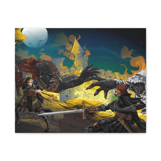 Final Fight - Matte Canvas Print