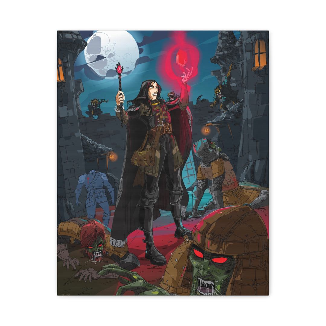 Zombies! - Matte Canvas Print